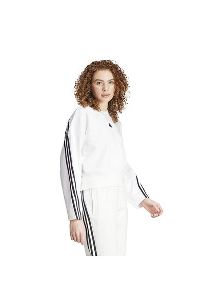 adidas Future Icons 3-Striped White Women's Sweatshirt - Iz0005