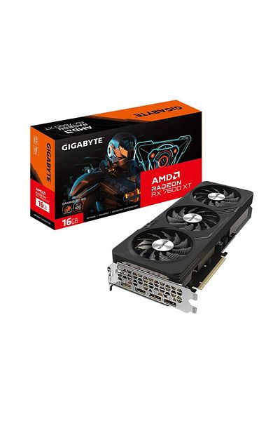 Gigabyte Radeon Rx 7600 Xt - 16Gb Gddr6, 128Bit Fsr 3, Amd Display Card, Oc-16Gd Model Numbered