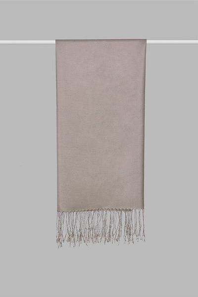 ARMANDA 100% Silk Light Mink Color Shawl