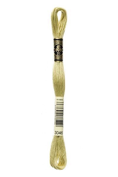 Dmc 2 Muline Yarns with 3046 Numbers