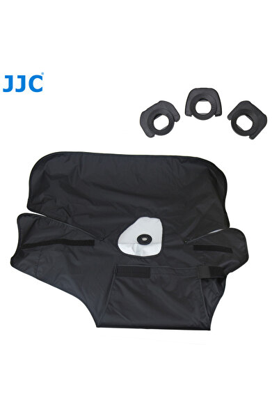 Choice غطاء مطري أسود اللون من JJC Professional لكاميرات DSLR، معطف واقٍ من ا...