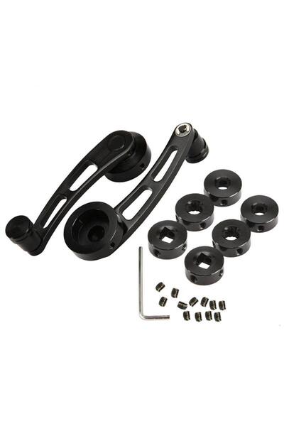 Choice 2Pcs Universal Car Window Rocking Handle Riser Winder Aluminum Alloy W...