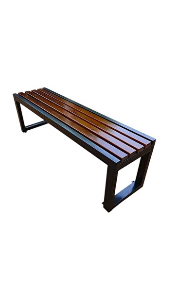 A&N DEKOR Metal & Ahşap Bank – Oturak / 3-4 Kişilik / Dış Ve İç Mekân / 154x3...