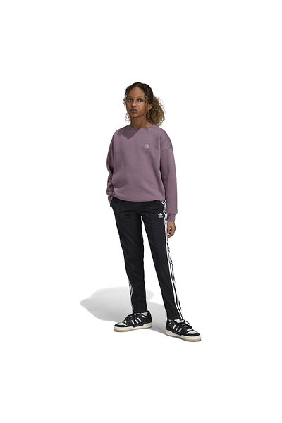 adidas Sst Tp Open Hem Pantaloni de trening negri pentru copii Iy9793