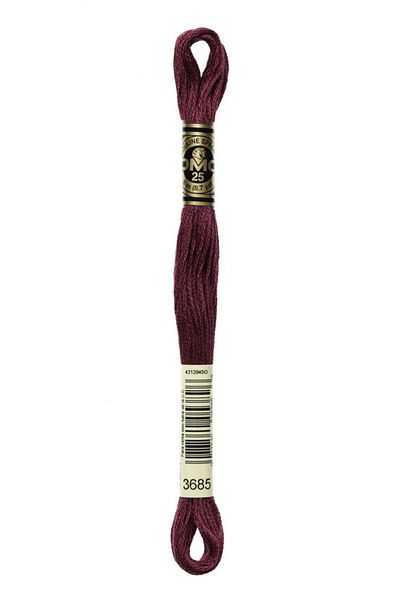 Dmc 2 Pieces of Muline Yarn of Number 3685