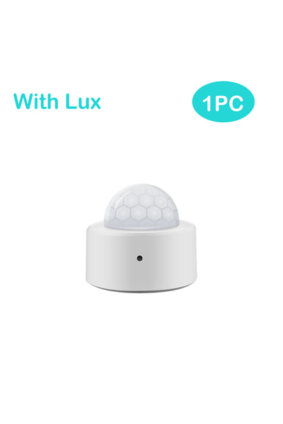 Choice6 With Lux 1pc Haozee 2 in 1 Zigbee Mini PIR Motion Detector +Bright Lu...