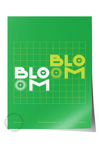 Postifull Lettering Art Themed Wall Poster, Aesthetic Frameless Poster - Living Room, Bedroom Wall Painting