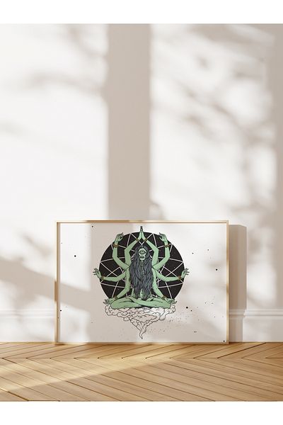 Postifull Poster de perete cu tema grunge, poster fără încadrare, decor de perete, pictură fără încadrare