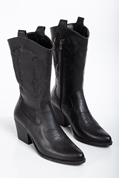 EYLÜLDEN MODA SHOES Módní boty Eylülden Dámské kovbojské boty se vzorem šití