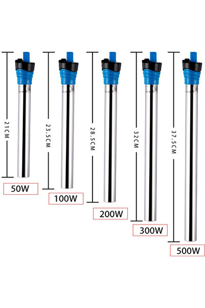choice2 سخان حوض أسماك غاطس من الفولاذ المقاوم للصدأ، بقدرة 50 واط، يعمل بجهد...