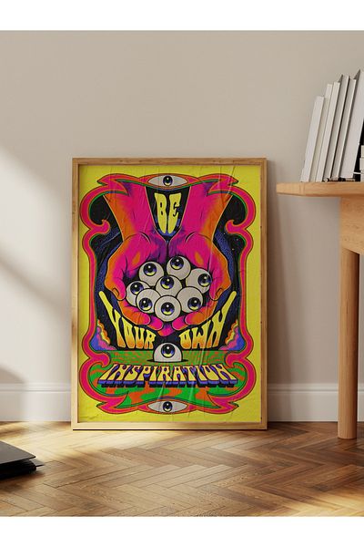Postifull Grunge Theme Wall Poster, Frameless Poster, Wall Decor, Frameless Painting