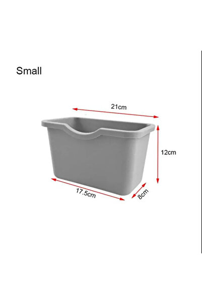 Choice1 حامل بلاستيكي صغير رمادي اللون لأدوات صيانة أحواض السمك