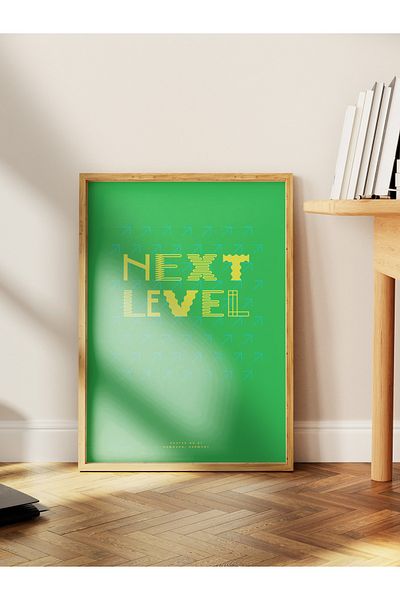 Postifull Lettering Art Themed Wall Poster, Aesthetic Frameless Poster - Living Room, Bedroom Wall Painting