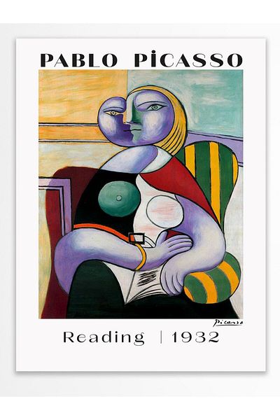 Postifull Poster de perete Pablo Picasso - Decor estetic de perete - Postere din seria de artă - Hârtie groasă