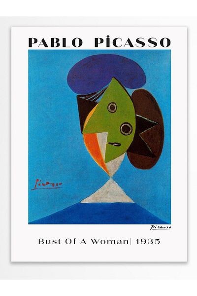 Postifull Poster de perete Pablo Picasso - Decor estetic de perete - Postere din seria de artă - Hârtie groasă