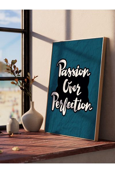Postifull Pictură murală estetică - Poster de perete - Decor de perete cu litere - Fără încadrare - Hârtie de artă groasă
