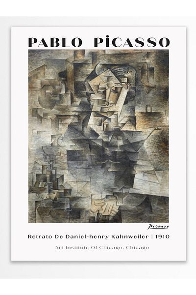 Postifull Poster de perete Pablo Picasso - Decor estetic de perete - Postere din seria de artă - Hârtie groasă
