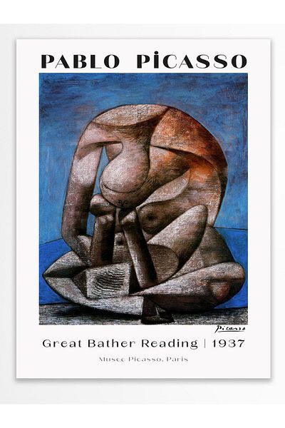 Postifull Poster de perete Pablo Picasso - Decor estetic de perete - Postere din seria de artă - Hârtie groasă