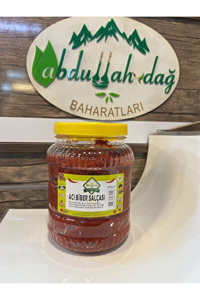 ABDULLAH DAĞ Hatay Yöresel Doğal Acı Biber Salçası Acılı 2 Kg / 2000 gr