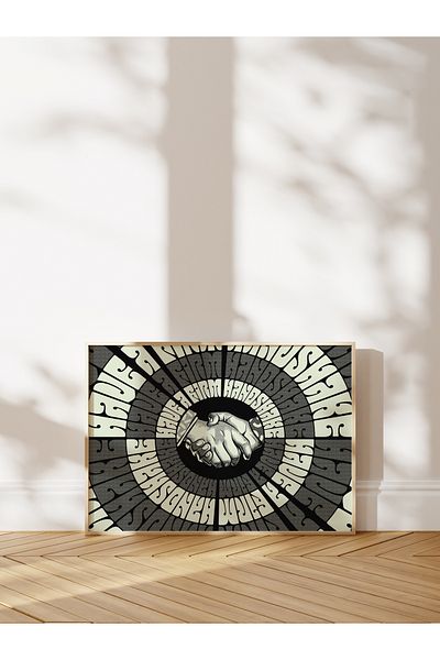 Postifull Grunge Theme Wall Poster, Frameless Poster, Wall Decor, Frameless Painting