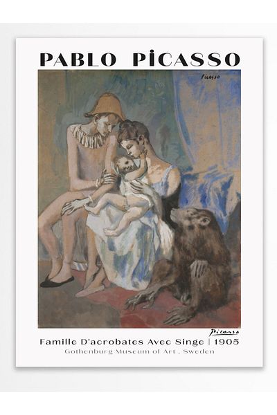 Postifull Poster de perete Pablo Picasso - Decor estetic de perete - Postere din seria de artă - Hârtie groasă