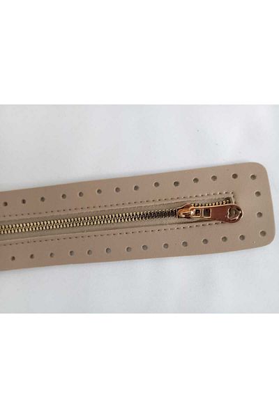 hobi duragı 30*5 Powder Leather Bag Zipper