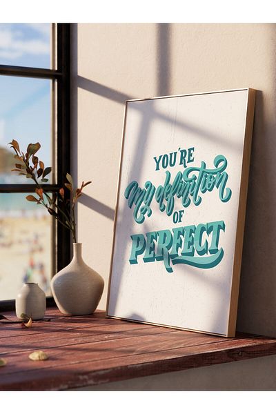 Postifull Pictură murală estetică - Poster de perete - Decor de perete cu litere - Fără încadrare - Hârtie de artă groasă