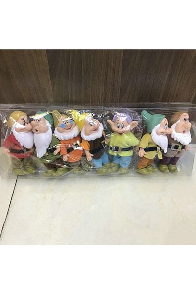 Choice Seven Dwarfs 7pcs Disney Snow White And The Seven Dwarfs Action Figure Toys 15cm Princess Pvc Dolls