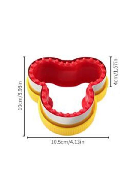 Choice 1pcs Mouse 1pcs Geometric Sandwich Cutter And Sealer Set Food-grade Pp Sandwich Cutting Sealing Moul