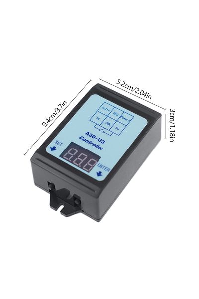 Choice A DC 6~80V Voltage Monitoring Relay Time Delay Relay Charging Discharge Controller Module Undervolt.