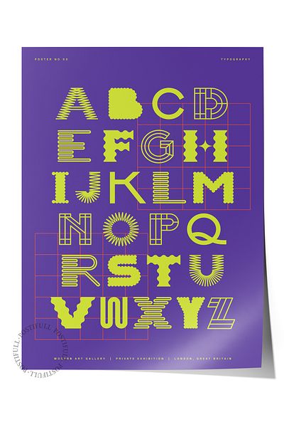 Postifull Lettering Art Themed Wall Poster, Aesthetic Frameless Poster - Living Room, Bedroom Wall Painting
