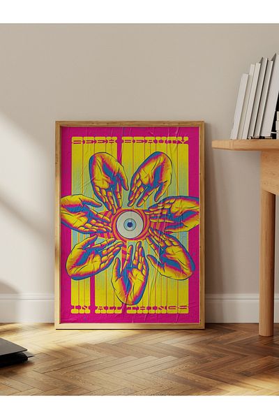 Postifull Grunge Theme Wall Poster, Frameless Poster, Wall Decor, Frameless Painting