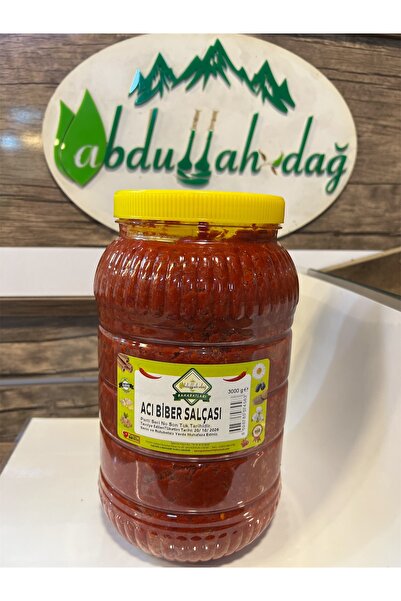 ABDULLAH DAĞ Hatay Yöresel Doğal Acı Biber Salçası Acılı 3 Kg / 3000 gr