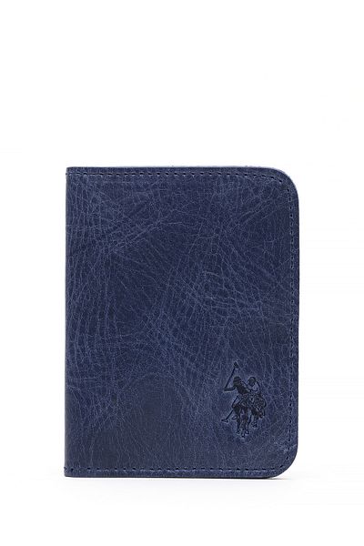 U.S. Polo Assn. حامل بطاقات باللون الأزرق الداكن للرجال 50298176 -VR033