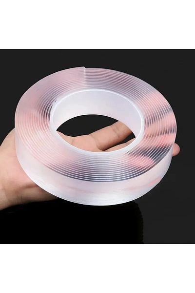 Choice Transparent Reusable Nano Tape Double Sided Tape  Waterproof Adhesive Tapes Cleanable Kitchen Bat...