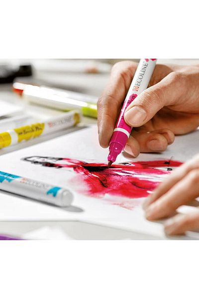 Talens Ecoline 5-Piece Blue Tone Brush Pen Set