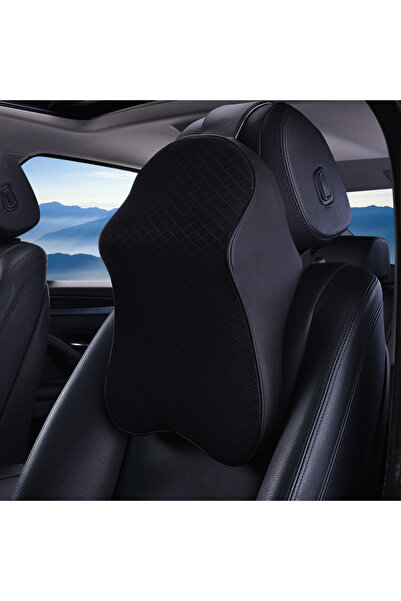 Choice1 وسادة رقبة سيارة XJ205-Black قابلة للتعديل ومسند رأس ثلاثي الأبعاد من...