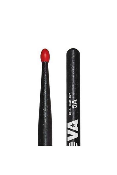 Vicfirth-4c Vıcfırth N5anb - Nova 5a Nylon Personalizer, Red and Black Baguette