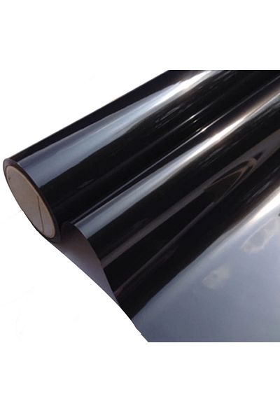 Choice 50x600cm Dark Black One Way Blackout Window Privacy Film Static Cling Sun Blocking Heat Insulation F