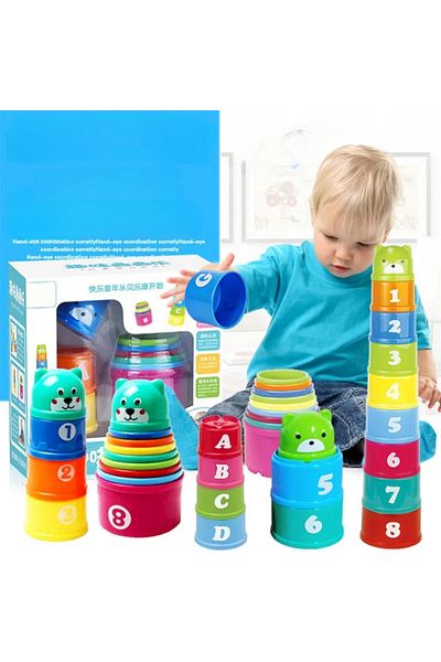 Choice Kid Brain Response Battle Fold Cup Hand Speed Competition Fold Cup Child Stack Game Early Educati...