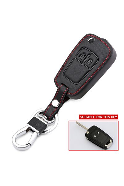 Choice Black Leather Key Cover Car Key Case For Opel Insignia Astra J Zafira Corsa D Mokka Meriva For Chevr