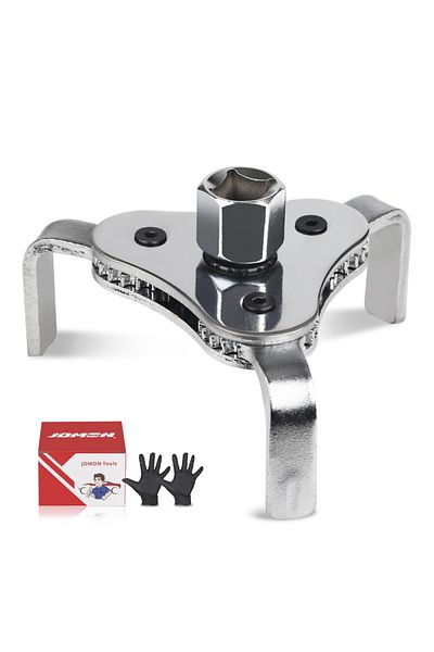 Choice WHITE 3 Claw Oil Filter Wrench Tool Universal Oil Filter Wrench Adjustable Install Uninstall Removal