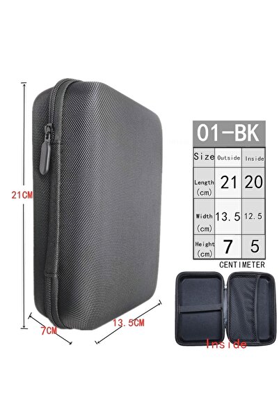 Choice 01-BK Digital Multimeter Bag Tool Bag Black For headphone Bag Shockproof Bag EVA Box Case Earphone D