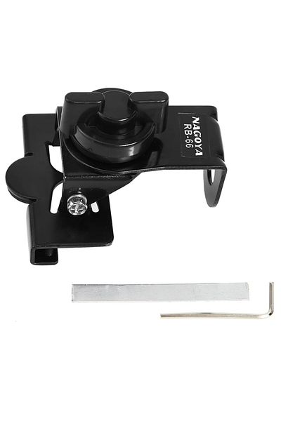 Choice Black Rb-66 Radio Antenna Mount Bracket 2-axis Adjustable Angle Hatchback Door Antenna Bracket Car A