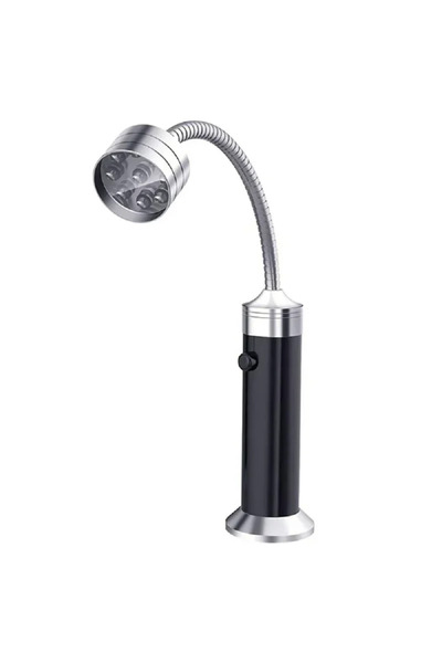 Choice شواية شواء خارجية مغناطيسية سوداء مزودة بأضواء LED قابلة للتعديل ومرنة...