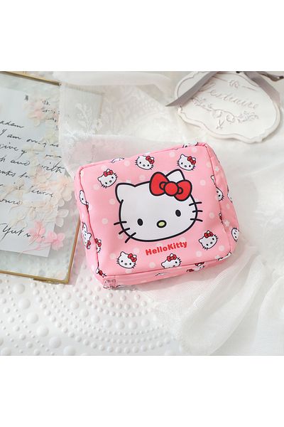 Choice Kitty Lovely New Sanrio My Melody Cinnamoroll Kuromi Menstrual Bag Cute Girls Portable Large Capacit