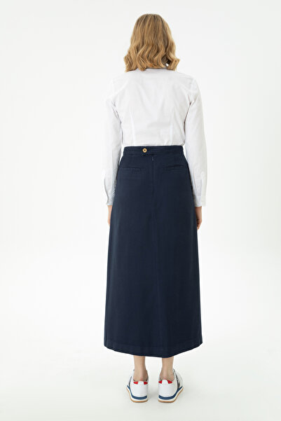 U.S. Polo Assn. Women's Navy Blue Woven Skirt 50276018 -Vr033