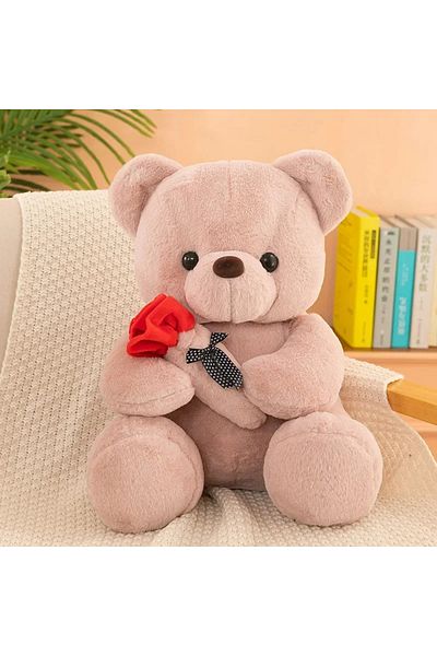 Choice 25CM 03 Valentine's Day roses teddy bear animal plush toys for girls teddy bear dolls