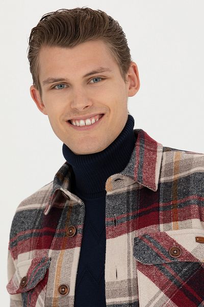 U.S. Polo Assn. Men's Burgundy Jacket 50276552 -Vr014