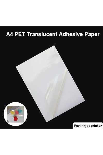 Choice 10pcs Inkjet Pet 10sheets A4 Pet Transparent Adhesive Sticker Paper For Inkjet Printer Waterproof Sc